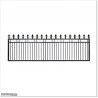 4.2M Wide Aluminium Spikes Top Sliding Gate 1.2M High in Auckland.
