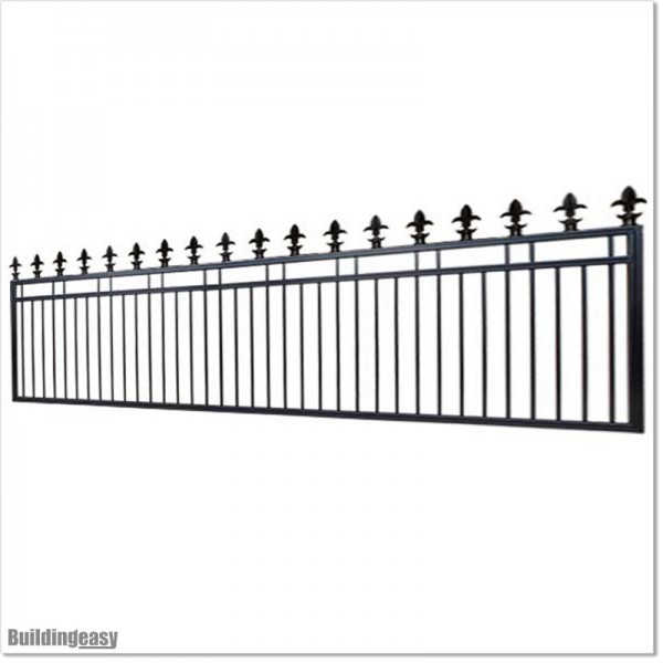 6.4M Wide and 1.2M High Sliding Gate Spear Heads Fitted in Auckland.