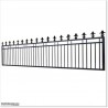 6.4M Wide and 1.2M High Sliding Gate Spear Heads Fitted in Auckland.