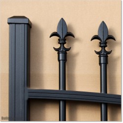 4.5M Wide & 1.8M Centre And 1.5M End Height Curved Top Sliding Gate