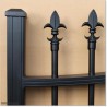 6M Wide & 1.8M Centre And 1.5M End Height Curved Top Sliding Gate