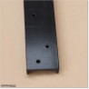 Aluminium U Profile for Louver gates is powder coated in Iron Sand colour.