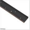 Aluminium U Profile for Louver gates is powder coated in Iron Sand colour.