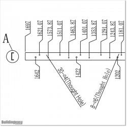 U Profile is made out of Aluminium 6063 grade material. Profile is 40 X 12mm