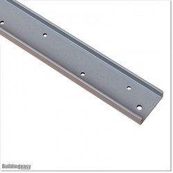 Aluminium U Profile for Louver gates is powder coated in Silver Pearl colour.