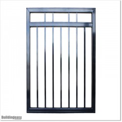 1.7M High Aluminium Pedestrian Gates in Auckland Black Colour.