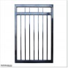 1.7M High Aluminium Pedestrian Gates in Auckland Black Colour.