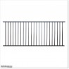 Aluminium Fencing Panels 2.4M Wide and 0.8M High in Auckland.