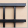 1.4M High Aluminium Fencing Panels In Black Colour With Fitting Parts.