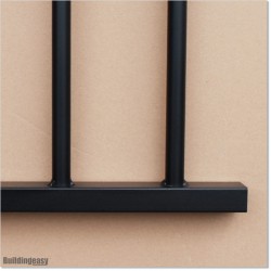 1.4M High Arch Top Black Colour Aluminium Fencing Panel in Auckland.