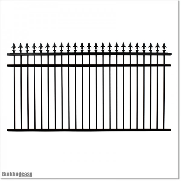 1.3M High Aluminium Fencing Panel in Black Colour in Auckland.