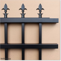 1.3M High Aluminium Fencing Panel in Black Colour in Auckland.