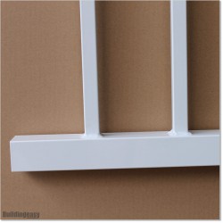 1.1M High Aluminium Balcony Balustrade Panel Powder Coated in White Colour.