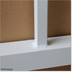 1.1M High Aluminium Balcony Balustrade Panel Powder Coated in White Colour.