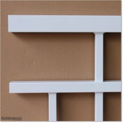 1.1M High Aluminium Balcony Balustrade Panel Powder Coated in White Colour.