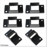 1.1M High Aluminium Balcony Balustrade Panel Powder Coated in Black Colour.