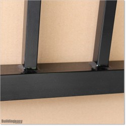 1.1M High Aluminium Balcony Balustrade Panel Powder Coated in Black Colour.