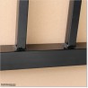 1.1M High Aluminium Balcony Balustrade Panel Powder Coated in Black Colour.