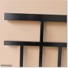 1.1M High Aluminium Balcony Balustrade Panel Powder Coated in Black Colour.