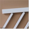 Aluminium Staircase White Colour Fence Adjustable Angle Upto 45 Degrees.