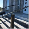 Aluminium Staiway Handrail Post 1155MM High  With the Base in Auckland.