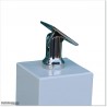 Aluminium Staiway Handrail Post 1155MM High  With the Base White