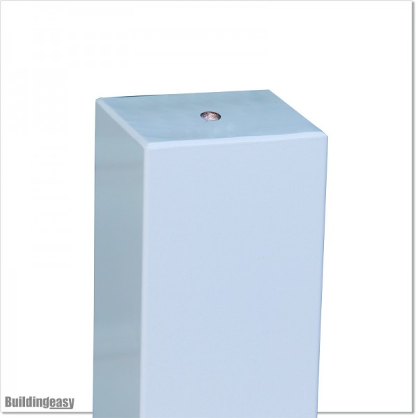 Aluminium Staiway Handrail Post 1155MM High  With the Base White