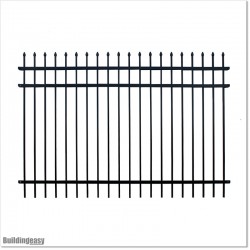 Fence is 1.8M high and 2.3M wide. Use for domestic and industrial fence.