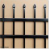 Fence is 1.8M high and 2.3M wide. Use for domestic and industrial fence.