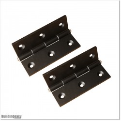 Non Ajustable Aluminium Low weight Gate Hinge in Black Colour.