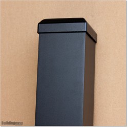 3" Aluminium Post Powder Coated In Black Colour 2M Long in Auckland.