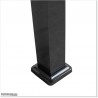 2” Post's Base Cover Made From Die Cast Aluminium In Black
