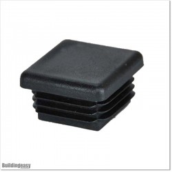 Post Plug for 2” Posts Made From Polymer and Black Colour