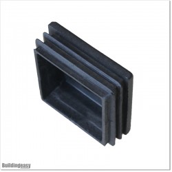 Post Plug for 2” Posts Made From Polymer and Black Colour