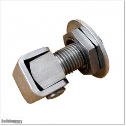 This hinge is made out of 304 Stainless Steel