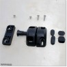 Black colour Magnetic Latch Made out of Strong Polymer Material.