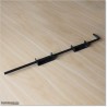 Drop Bolt For Swing Gates 600MM Long Black Colour Powder Coated.