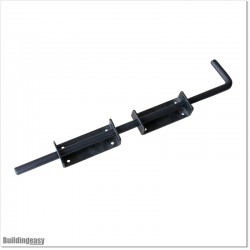 Drop Bolt For Swing Gates 300MM Long Black Colour Powder Coated.