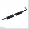 Drop Bolt For Swing Gates 300MM Long Black Colour Powder Coated.