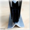 Black Colour Sliding Gate Wheel With Bearings in V Groove.