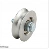 Wheel is 98mm diameter and has two ball bearings.