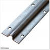U Shape 5.8M Long Steel Galvanized Sliding Tracks With Concrete Nails.