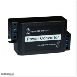 Convert 16-28V AC or DC to 12V DC. Power Output 500mA