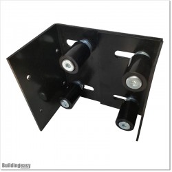 Pillar Or Post Mount Roller Guide For Sliding gates With Four Rollers.