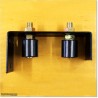 Roller guide fits to the side of the gate post. Three mounting holes to fit the guide to the Post