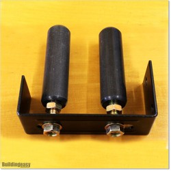 Two Roller Guide With Steel Bracket and Two 150mm Large Rollers.