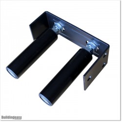 Two Roller Guide With Steel Bracket and Two 150mm Large Rollers.