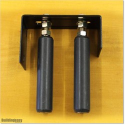 Two Roller Guide With Steel Bracket and Two 250mm Large Rollers.