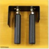 Two Roller Guide With Steel Bracket and Two 250mm Large Rollers.