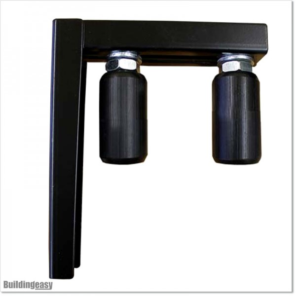 Two Roller Guide With Strong Steel Bracket and Two 41mm Rollers.